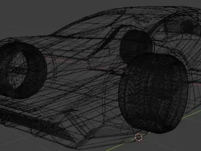 sport car model 3D model