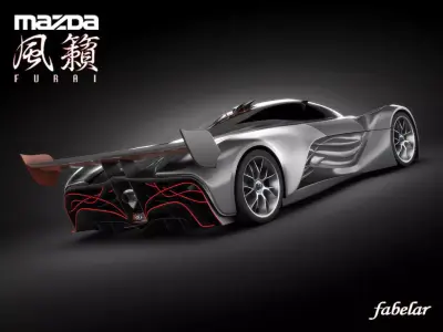 Mazda Furai standard mat 3D model