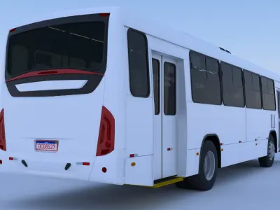 Marcopolo bus Torino S Plus OF-1519 Low-poly 3D model