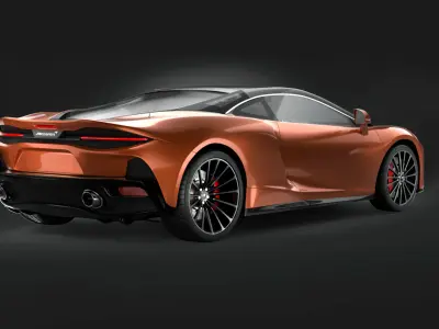 McLaren GT 2020 3D model buy