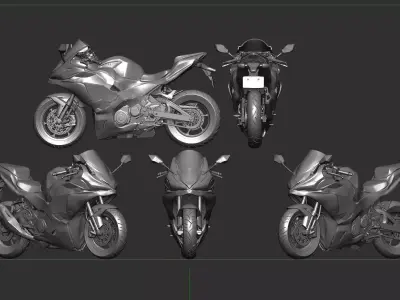 Ninja 400 3D print model