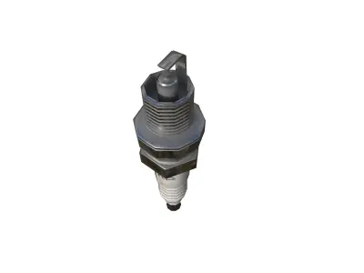 Spark Plug Free low-poly 3D model