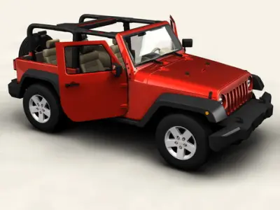 Jeep Wrangler 2007 3D model