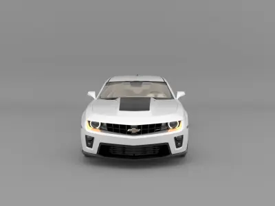 Chevrolet Camaro 2016  in high quality   Low-poly 3D model