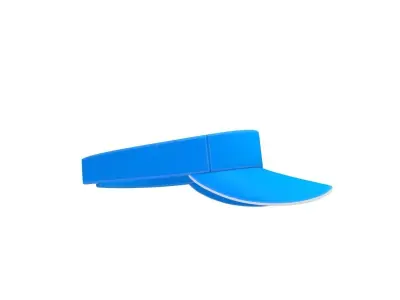 Visor Cap Low-poly 3D model