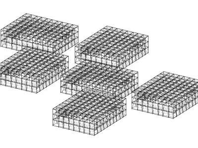 Modern Pavilion Exhibition Space 3D model