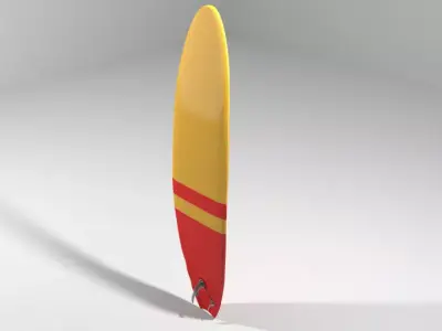 Surfboard - Type 2 3D model