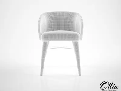 Ottiu Ingrid dining chair 3D model
