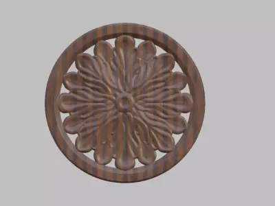 Flower Mandala  Decor 3D print model