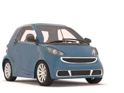 Smart car 3D model