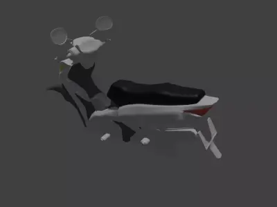 motorcycle Wave125 3D model