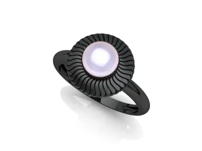 Pearl Ring 3D print model order