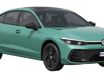 Volkswagen Passat Pro Sport 2025 3D model