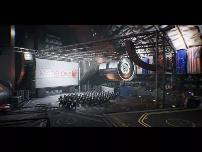 Spaceport and Space Center Environment Kit - UE Low-poly 3D model