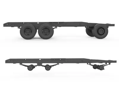 Chassis Mercedes Benz NG 3D print model