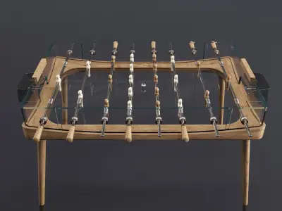 Giorgetti MINUTO Football table Low-poly 3D model