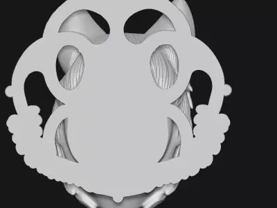 wolf sculpture 3D print model order