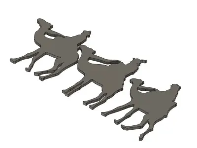 Camels Decor 3D print model