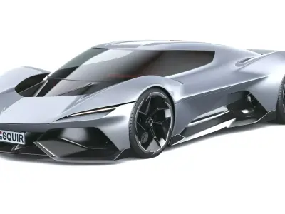 Chevrolet Corvette CX Concept 2025 3D model