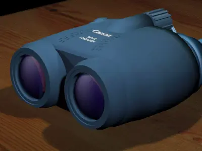 canon binoculars 3D model