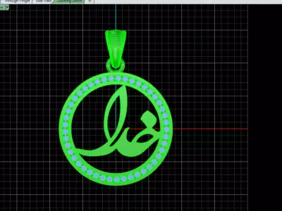 God pendant 3D print model