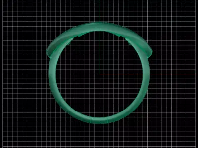 Minimal Abstract Ring 70 3D print model