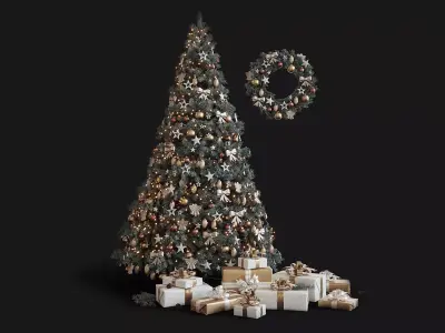 Christmas tree 3D model 37