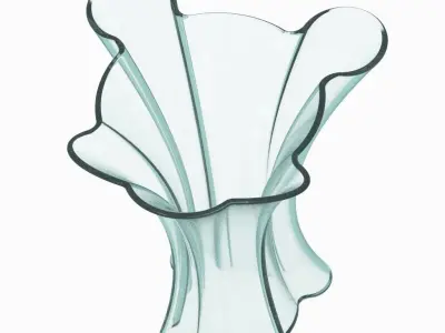 GLASSY TRANSPARENT DECORATIVE PACK 3D Model Collection