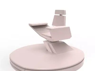 USS Discovery Captain Chair Free 3D print model