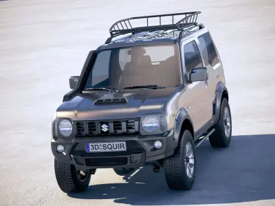 Suzuki Jimny 4Sport Desert 2018 3D model