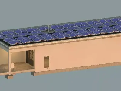 Waschanlage car wash Gasstation 3D model