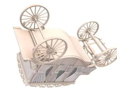 Wedding Carriage 3D model