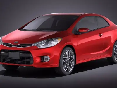 Kia Forte Koup 2016 VRAY 3D model
