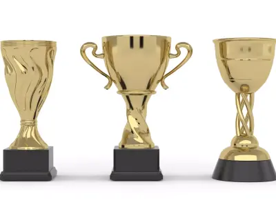 Trophy Cups 3D model 68