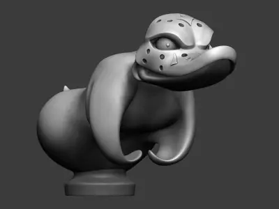 Duck in Jason Mask figurine from the movie Death Proof 2007 3D print model