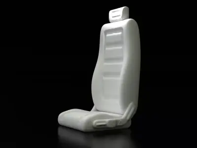 Seat fit ideal for 3D printing or other projects 3D print model