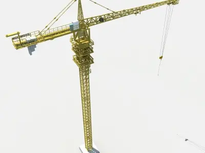 Tower Crane 3D model
