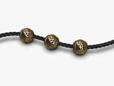 10 Spherical beads 3D print model