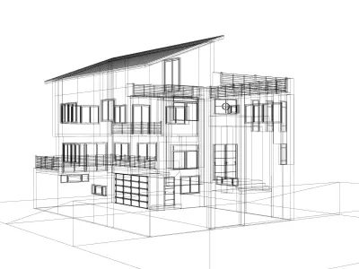 Modern House 07 -Archimple LLC 3D model