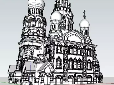 Church of the savior on blood 3D model