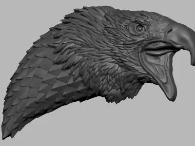 Eagle Pendant for Jewelry and Decorative Printing 3D print model