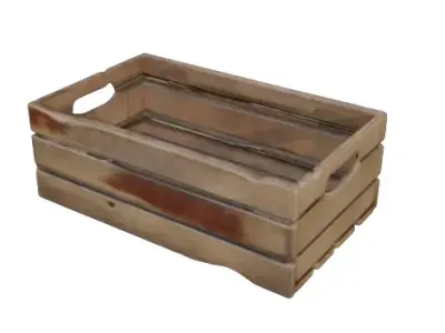 A Wooden Storage Crate  Free Free 3D model