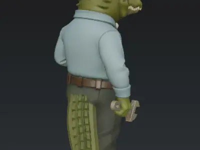 Crocodile 3D model