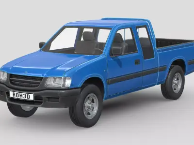 Opel Campo Cab Low-poly 3D model