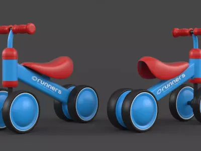 Baby Balance Bike 3D model