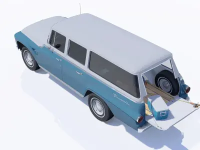 1967 International Harvester Travelall 3D model