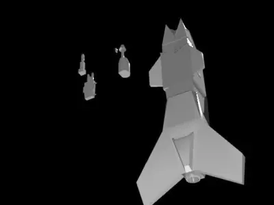 Star Ship Design 3D print model