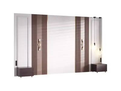 Decorative Wall panel  32 3D model