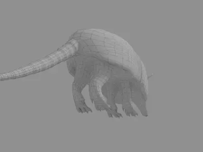 Armadillo Low-poly 3D model