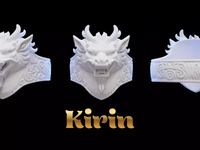 10 3D Printable Jewelry Designs Mythical Rings STL Jewelry 3D print model